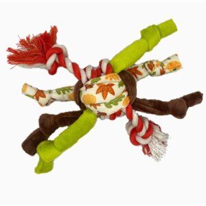 PUPBOX Twisted Twine Fall/Thanksgiving XS/S Dog Toy (BRAND NEW & VERY CUTE!)